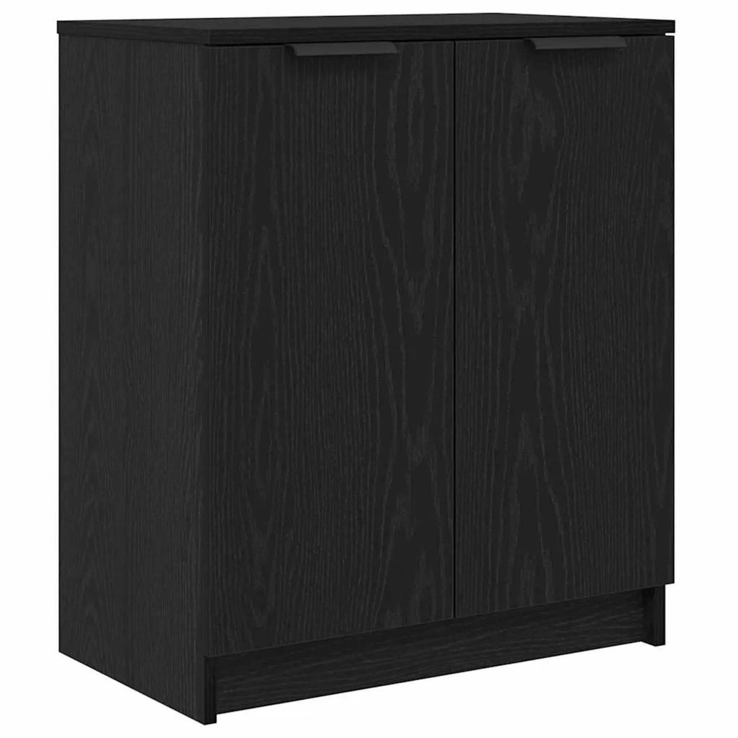 vidaXL Schuhschrank Schwarz Eichen-Optik 59 x 35 x 70 cm Holzwerkstoff 862100