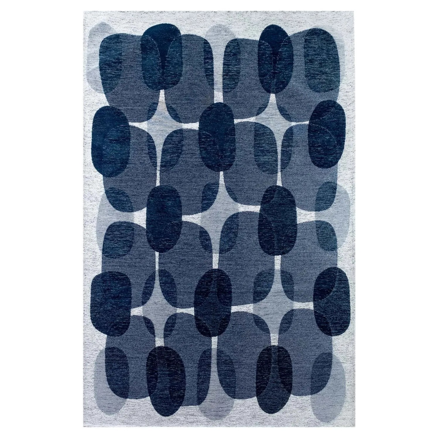 Lola&Moi Teppich Night Shift Blau 140x200cm