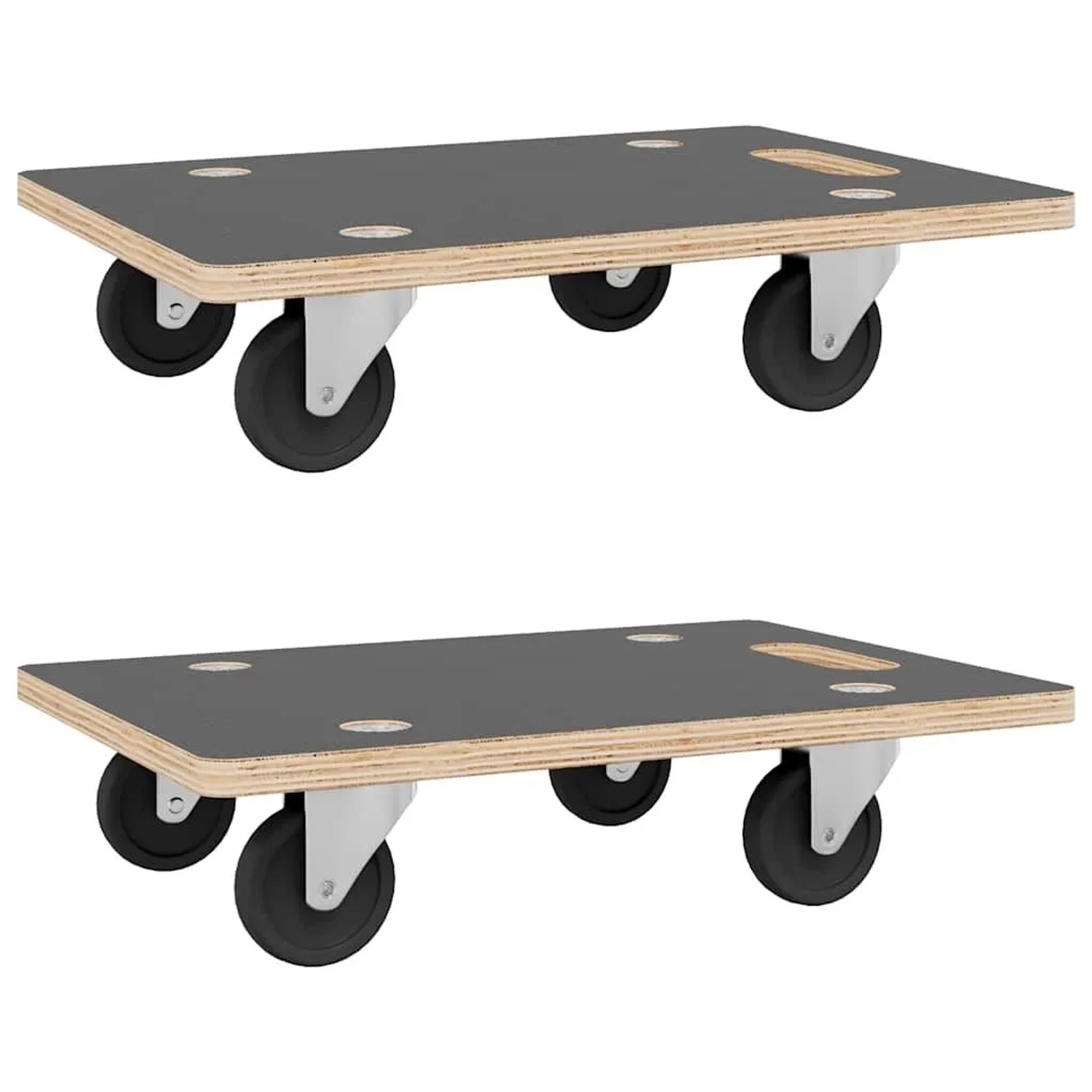vidaXL Transportroller 2 Stk Rechteckig 50x35x11,5 cm 250 kg 154889