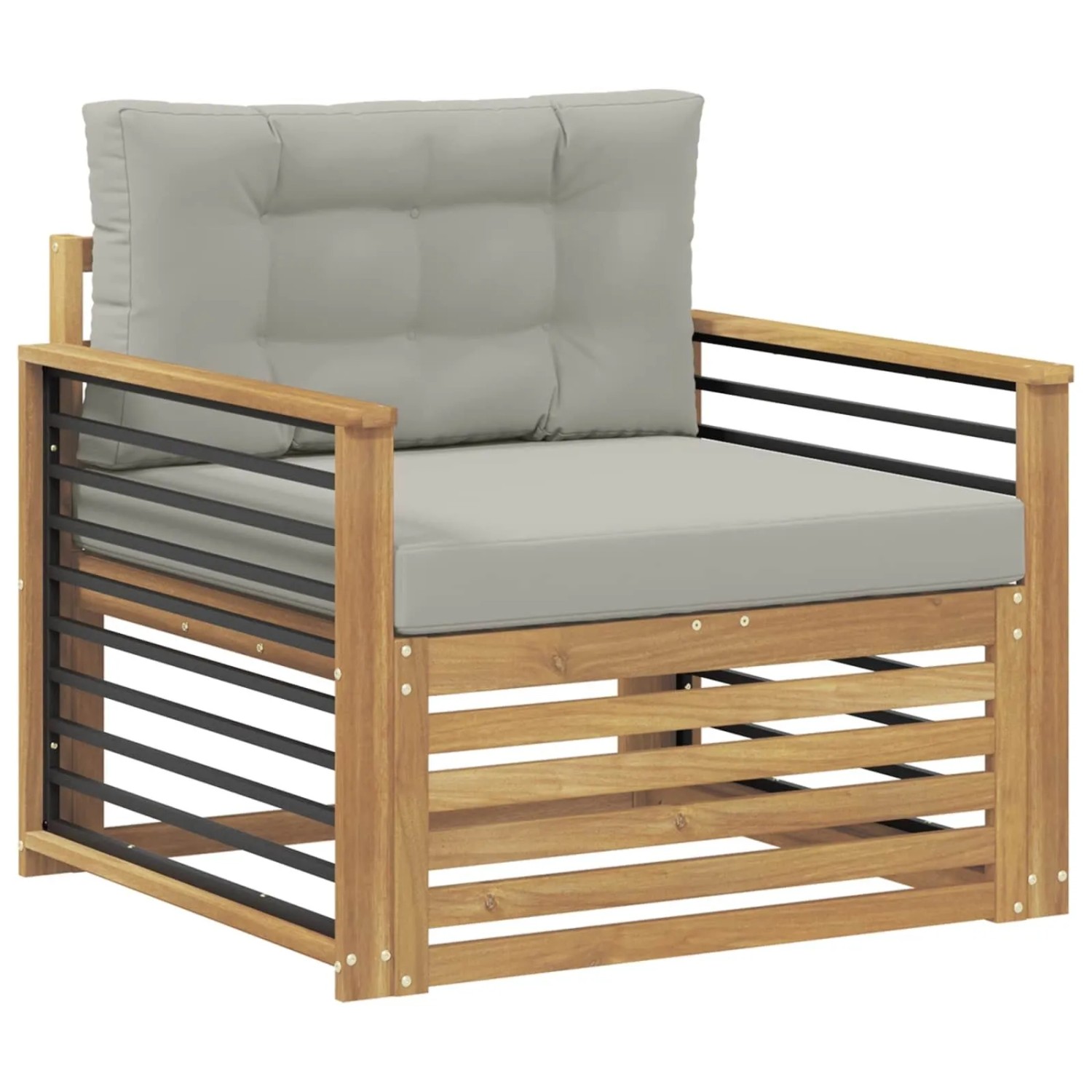 vidaXL Outdoor-Sofa Polyester Weiß 3439148