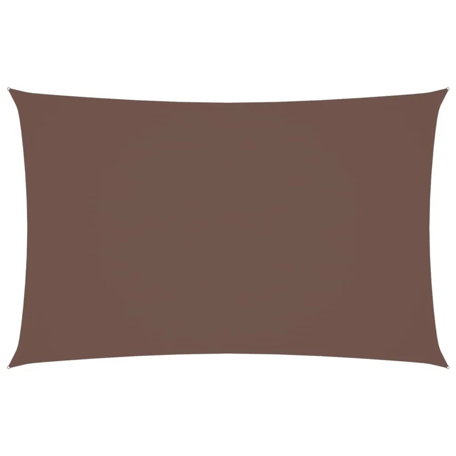 Furnicato Sonnensegel Oxford-gewebe Rechteckig 5x8 M Braun