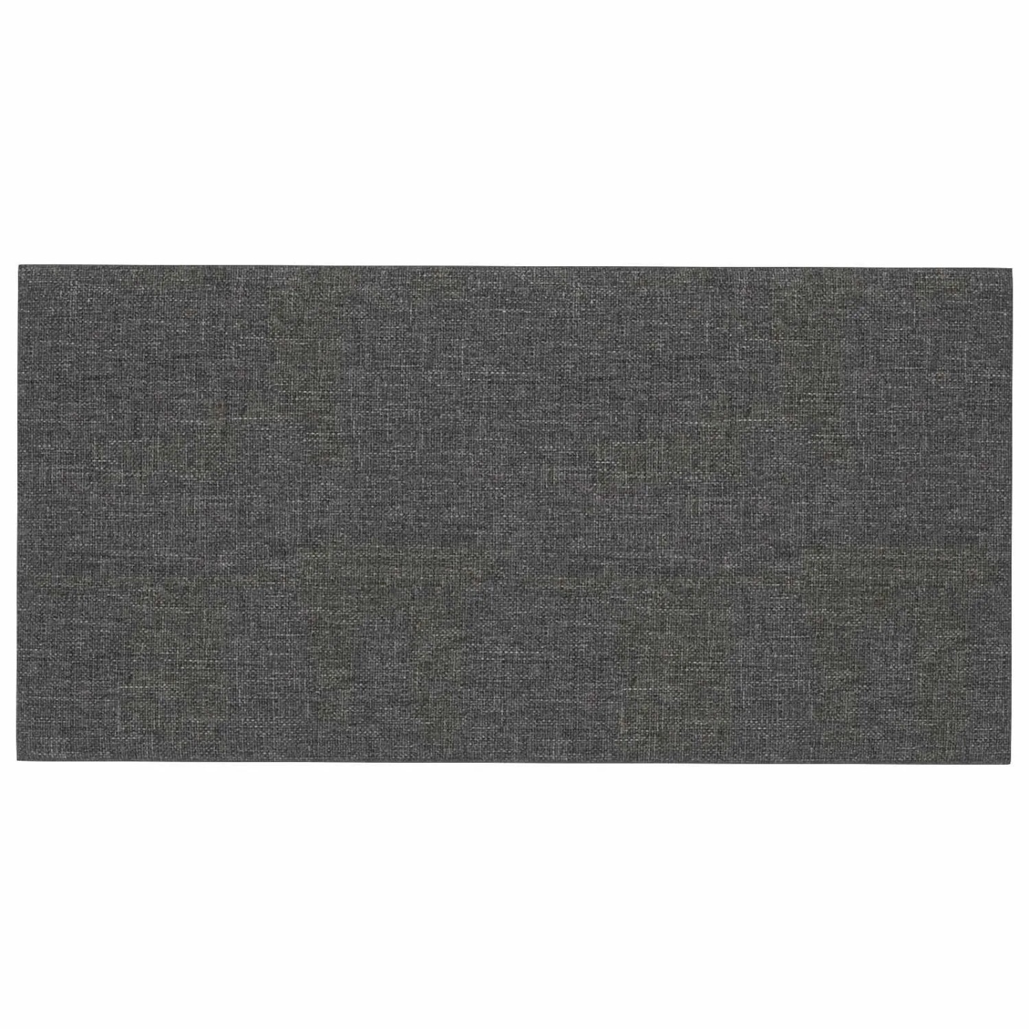 vidaXL Wandkopfteilen 12 Stk Dunkelgrau 30 x 15 cm Stoff 4008308