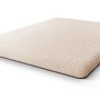 Beige Knuffelwuff Hundematte Calliope aus Kunstfell, 88x55 cm. Weiche, rechteckige Hundedecke.