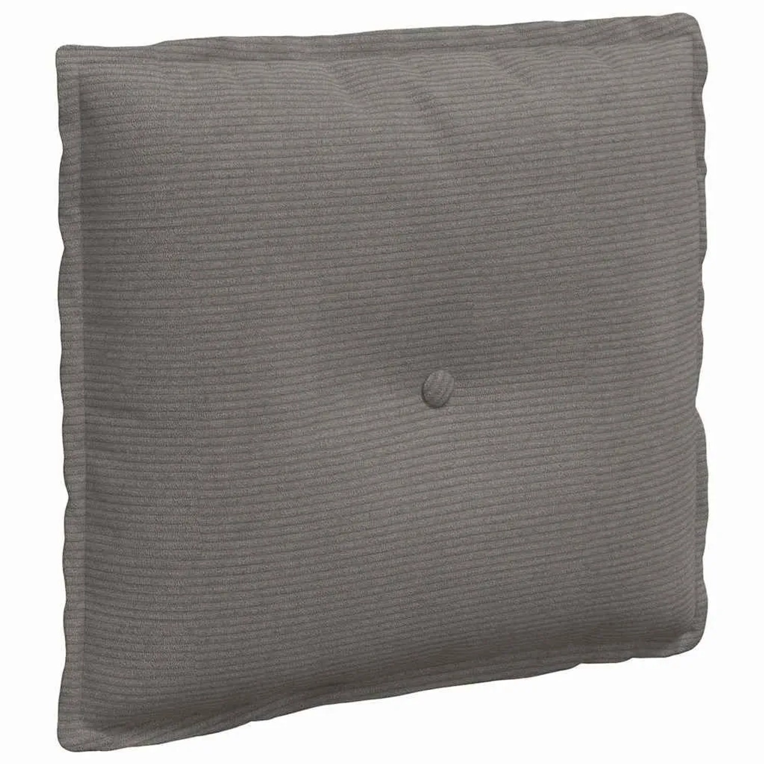 vidaXL Rückenkissen Hellgrau 50 x 45 cm Cordstoff 42014650