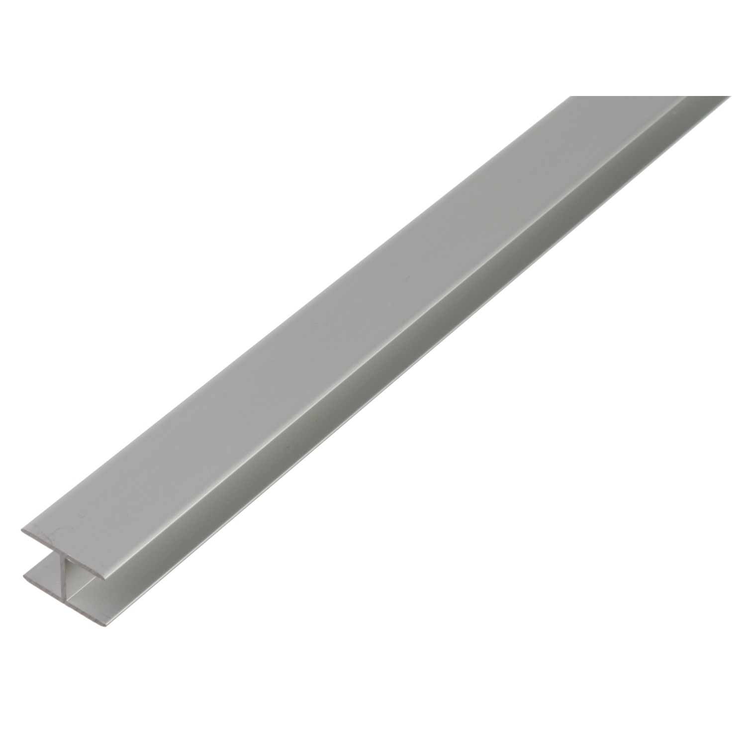 H-Profil Aluminium 20 mm x 20 mm x 1.000 mm Silber