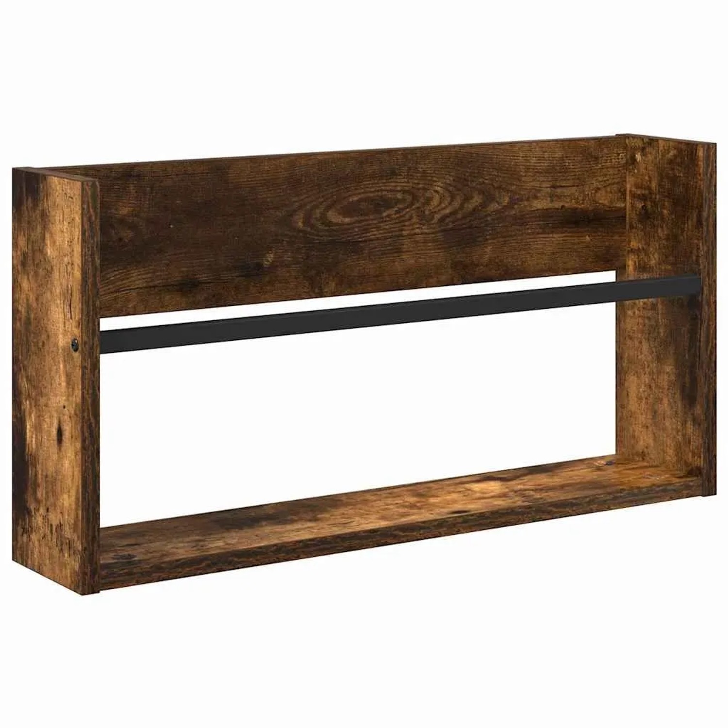 vidaXL Magazinregal Geräucherte Eiche 60 x 12 x 30 cm Holzwerkstoff 890796