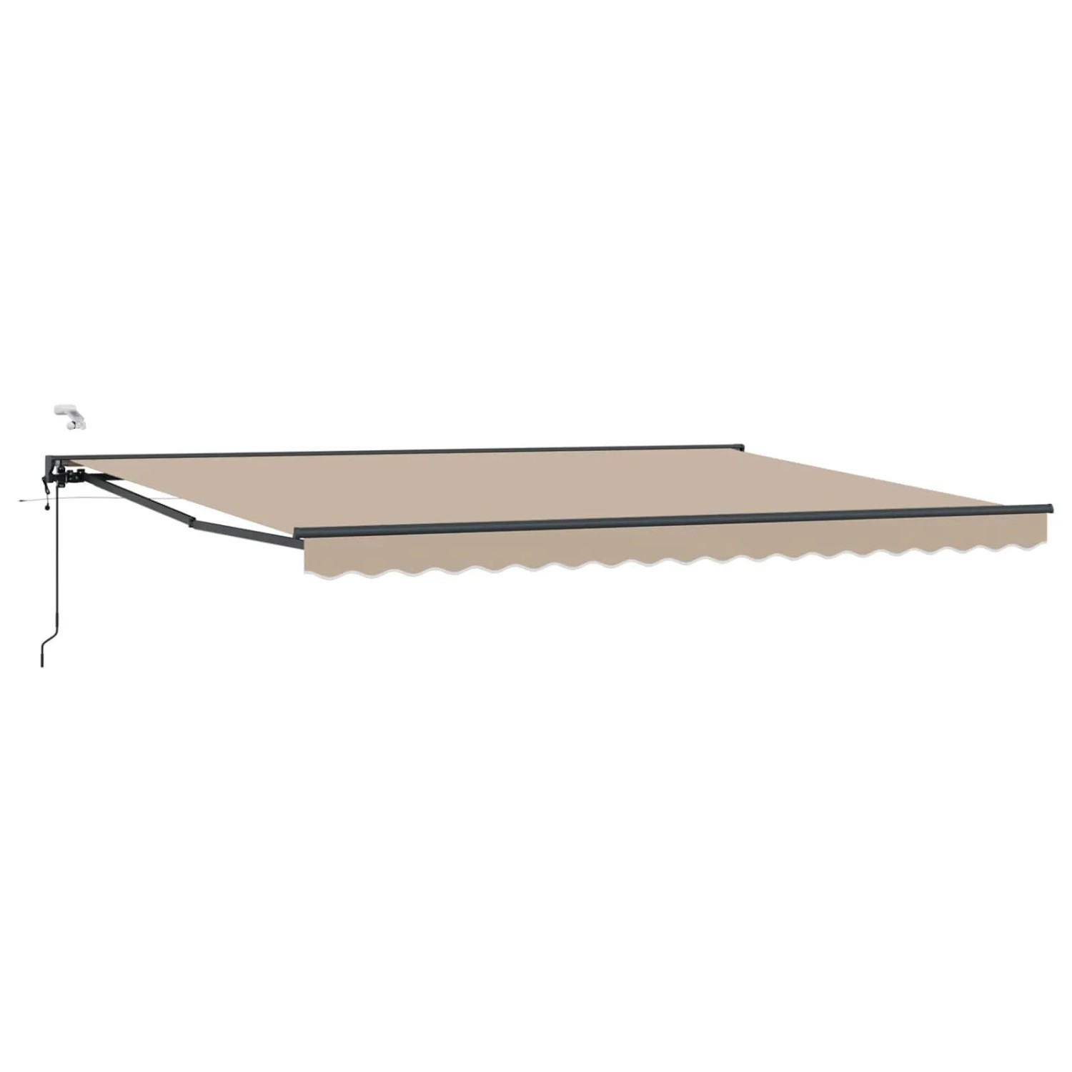 vidaXL Elektrische Ausziehbare Markise Beige 4,5 x 3,5 m 3421649