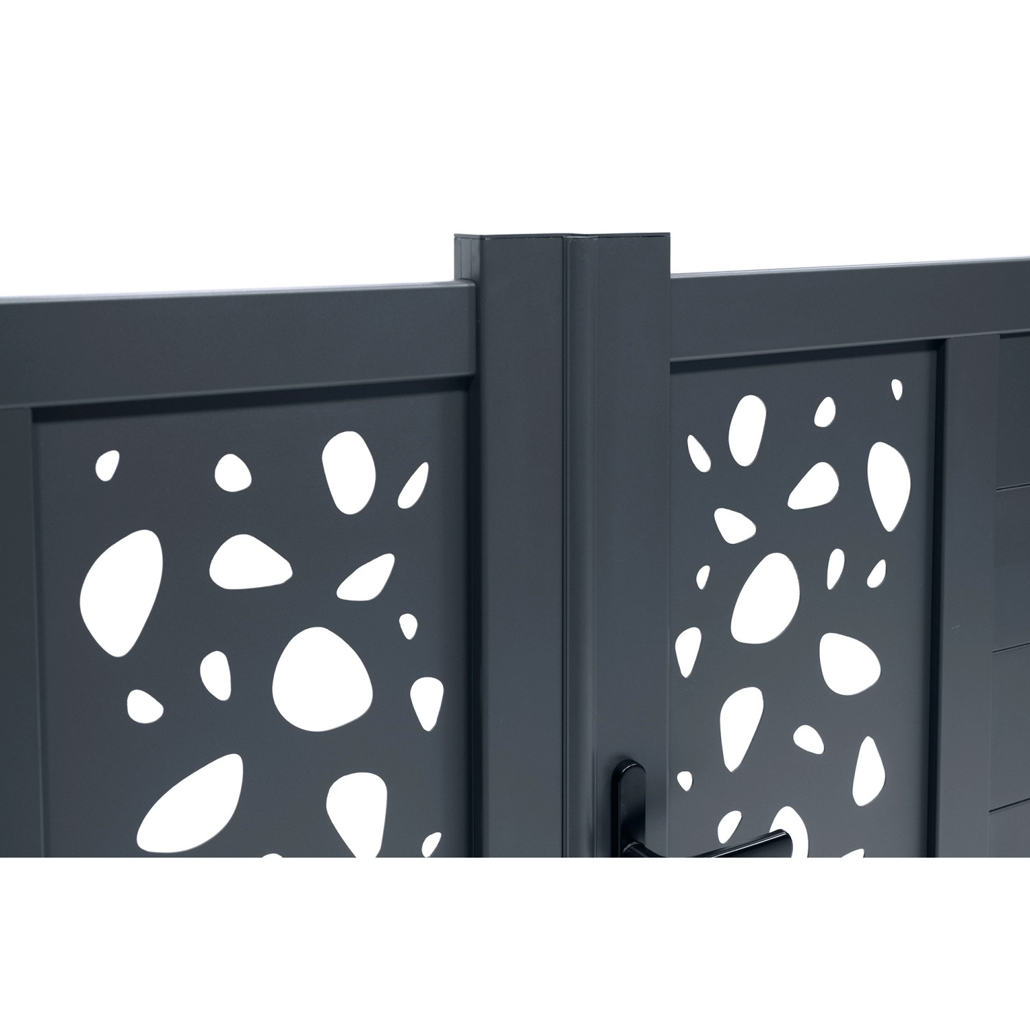 Casanoov Drehtor Sunny 350x120cm Aluminium & Bunker B500 Motorisierung_7