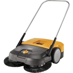 Stiga Kehrmaschine SWP 475 mit 75 cm Reinigungsbreite für mittelgroße Flächen.