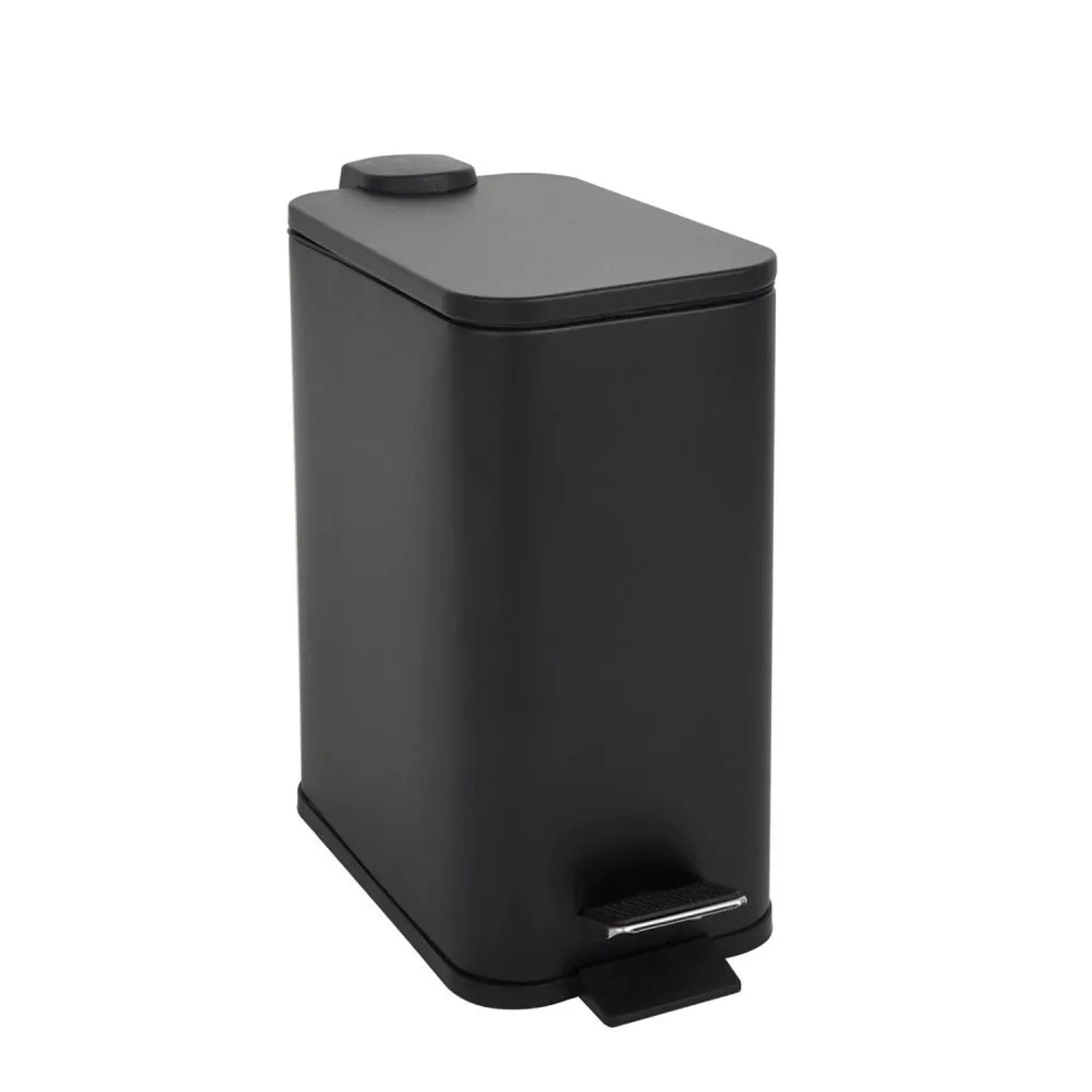 Svita ST5 Mülleimer Treteimer 5l Mit Inneneimer Softclose Rechteckig Schwarz