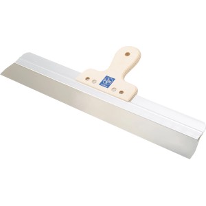 LUX Rakel Classic 500 mm mit Holzgriff für Maurer- und Fliesenarbeiten.