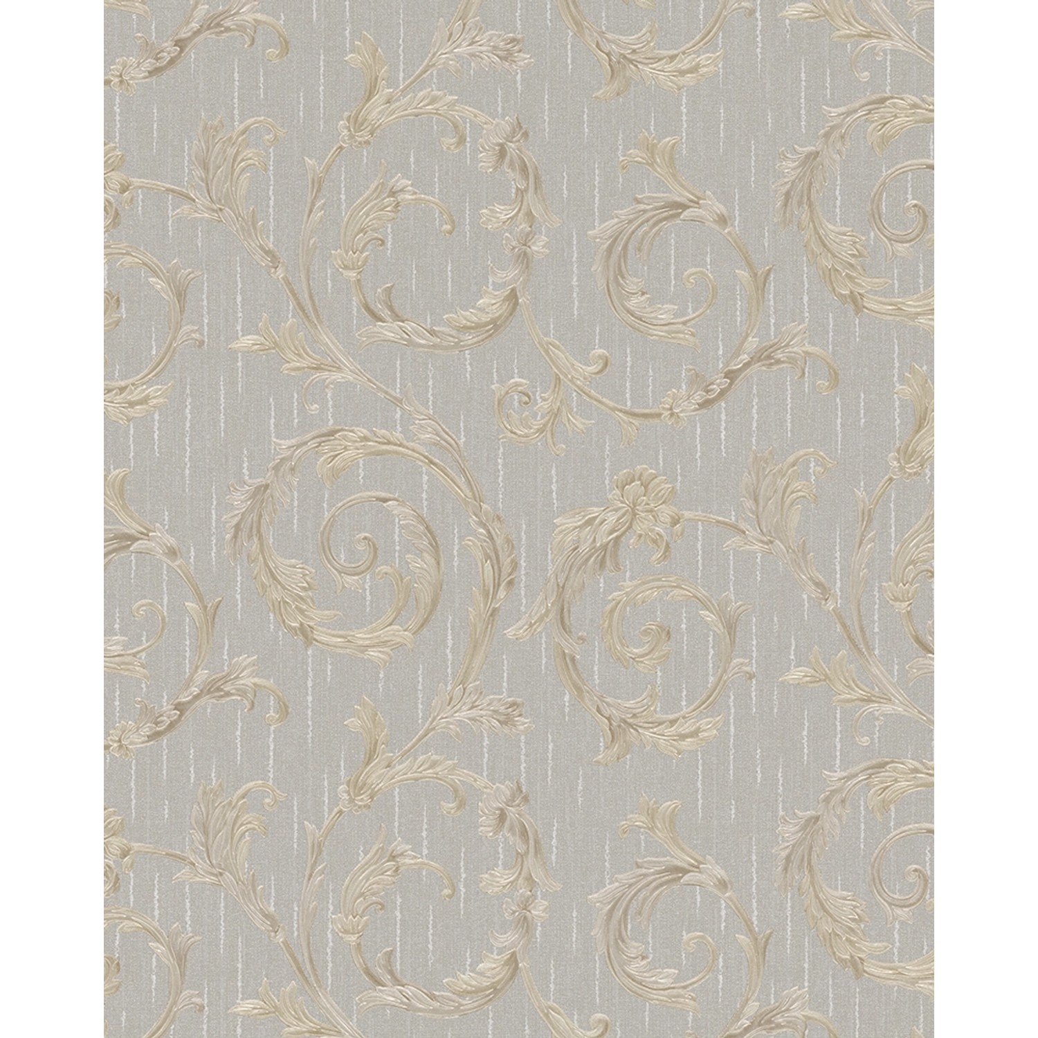 Marburg Vliestapete Floral Spirale Greige-Pearl 10,05 m x 0,53 m FSC® günstig online kaufen