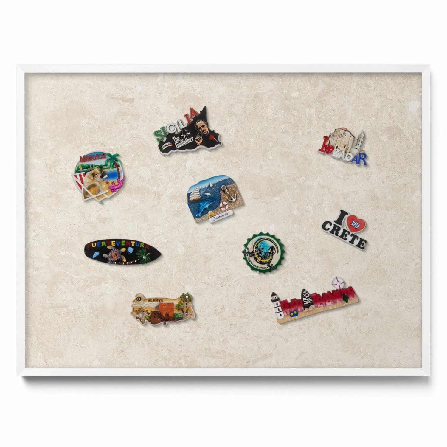 Tulup Magnettafel Magnettafel aus Metall für Souvenirs Eleganter Heller Ste günstig online kaufen