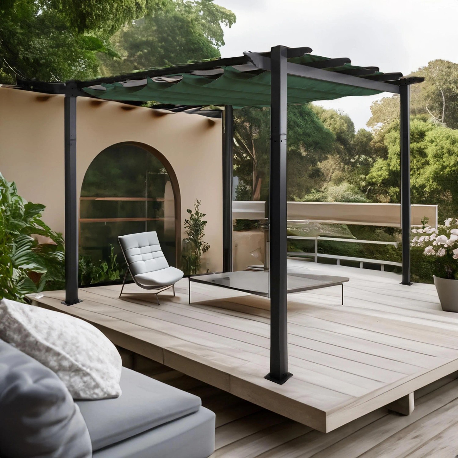 MCW Pergola N93 Grün 3x3m
