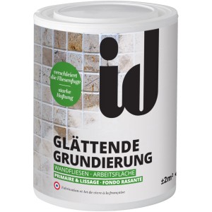 Dose id Glättende Grundierung für Fliesen, 1 Liter. Grundierung für optimale Haftung.