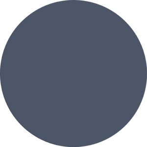 Farbmuster: Alpina Wandfarbe Pure Farben Nachtblau. Dunkelblaue, matte Innenfarbe.