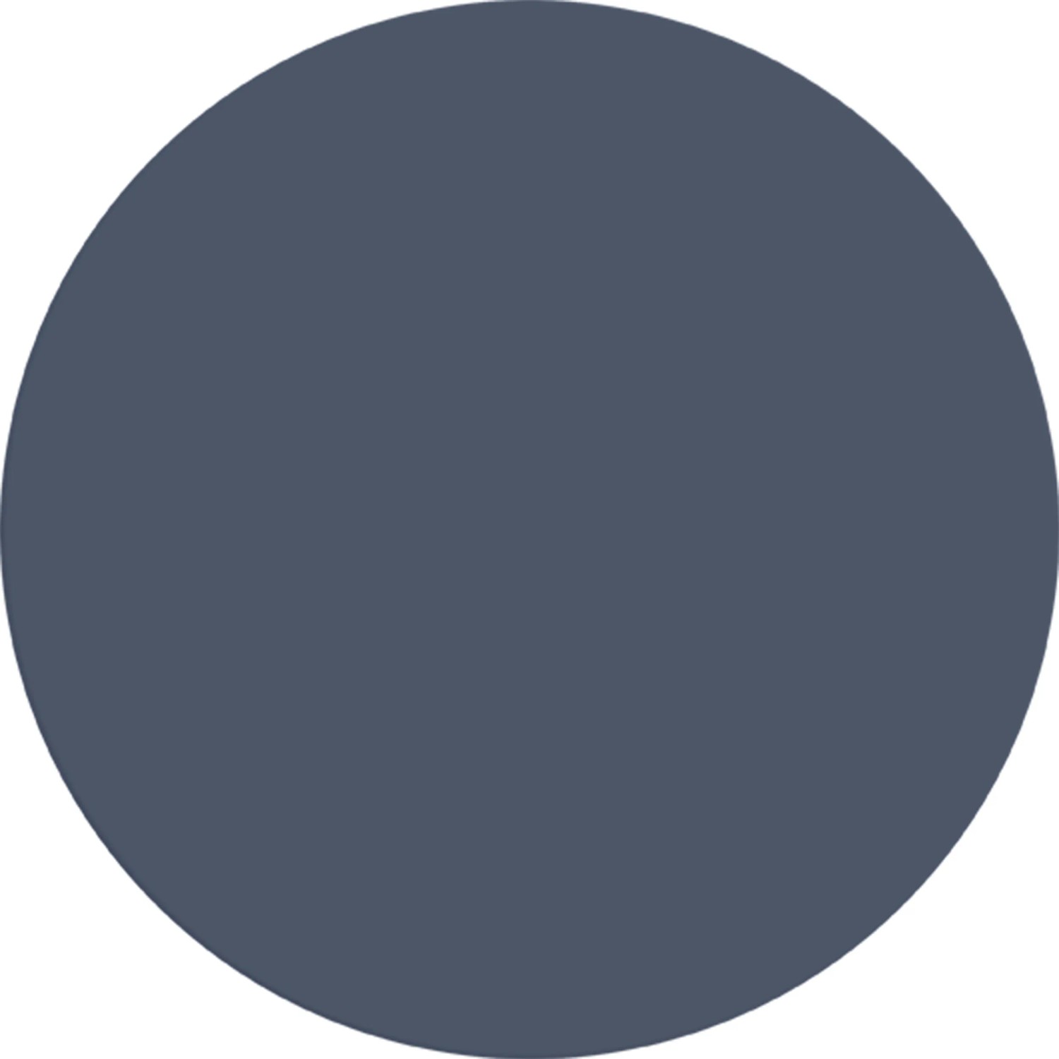 Farbmuster: Alpina Wandfarbe Pure Farben Nachtblau. Dunkelblaue, matte Innenfarbe.