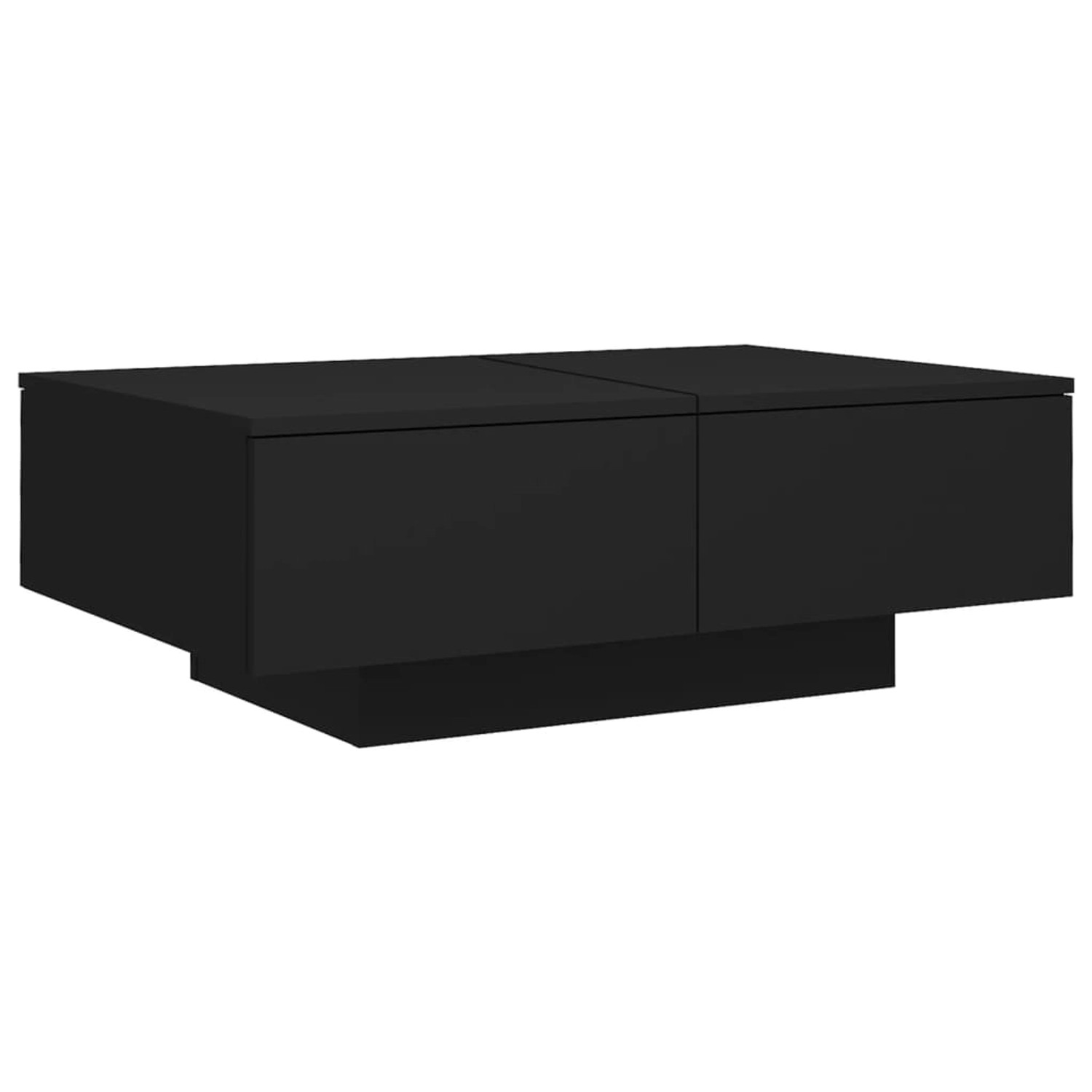 vidaXL Couchtisch Schwarz 90x60x31 cm Holzwerkstoff günstig online kaufen