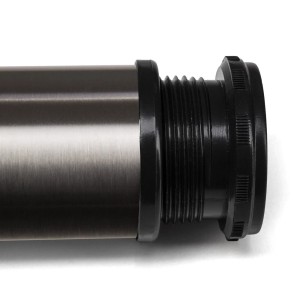 SOTECH 4er Set Möbelfuß JIMMY Ø50 mm Höhe 120 mm Edelstahl Gebürstet