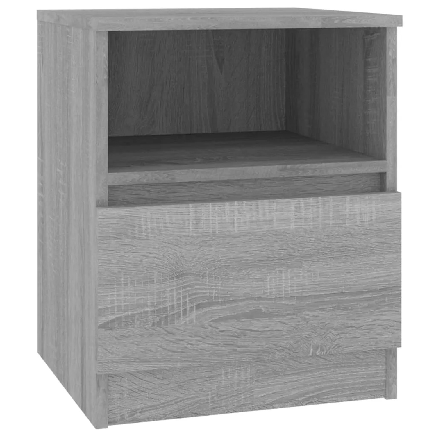vidaXL Nachttisch Grau Sonoma 40x40x50 cm Holzwerkstoff 815818