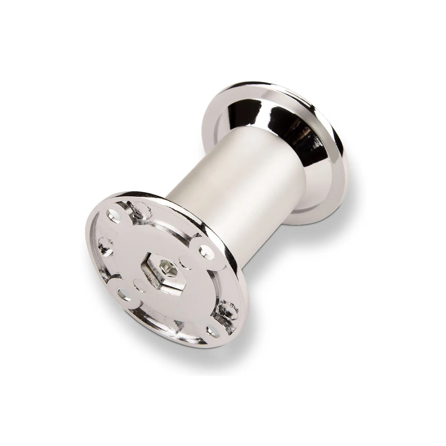 SOTECH Möbelfuß Chrom Poliert Aluoptik Ø32 mm Höhe 60 mm