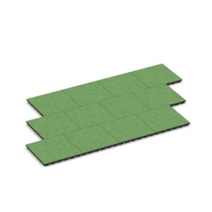 WARCO Fallschutzplatte-170 cm Lindgrün 50 x 50 x 4,8 cm