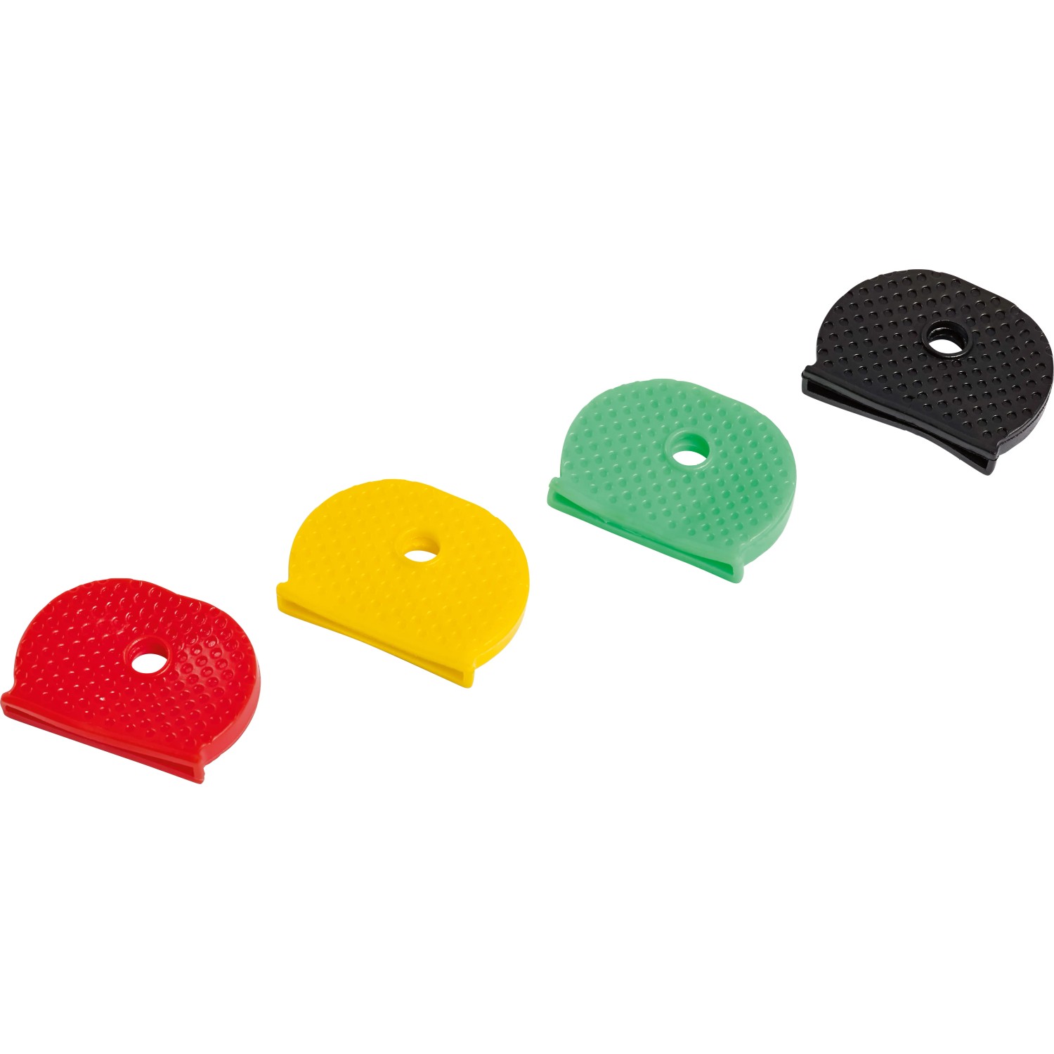 Schlüsselkappen-Set Kunststoff Mehrfarbig Sortiert 4 Stück