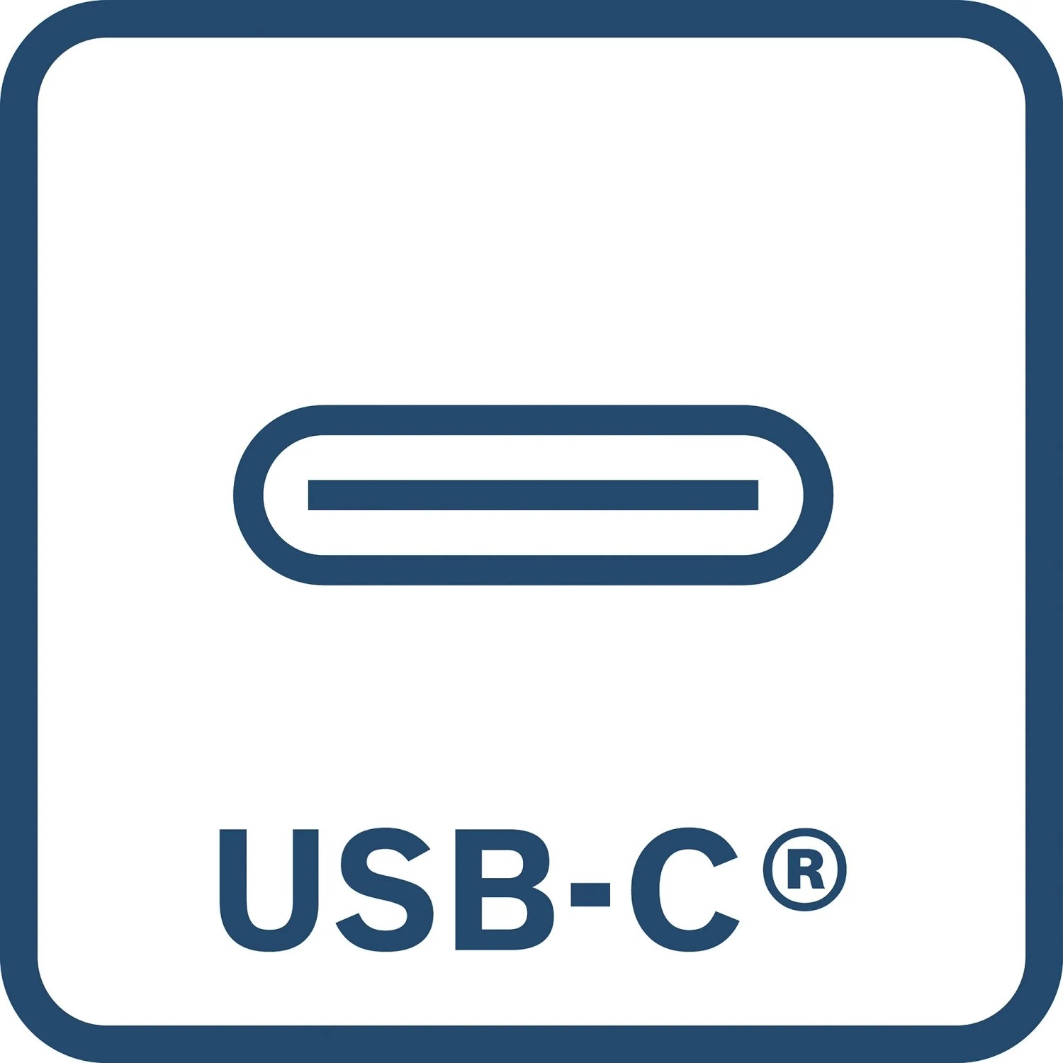 Symbol für USB-C Anschluss am Bosch Akku-Radio GPB 18V-3SC