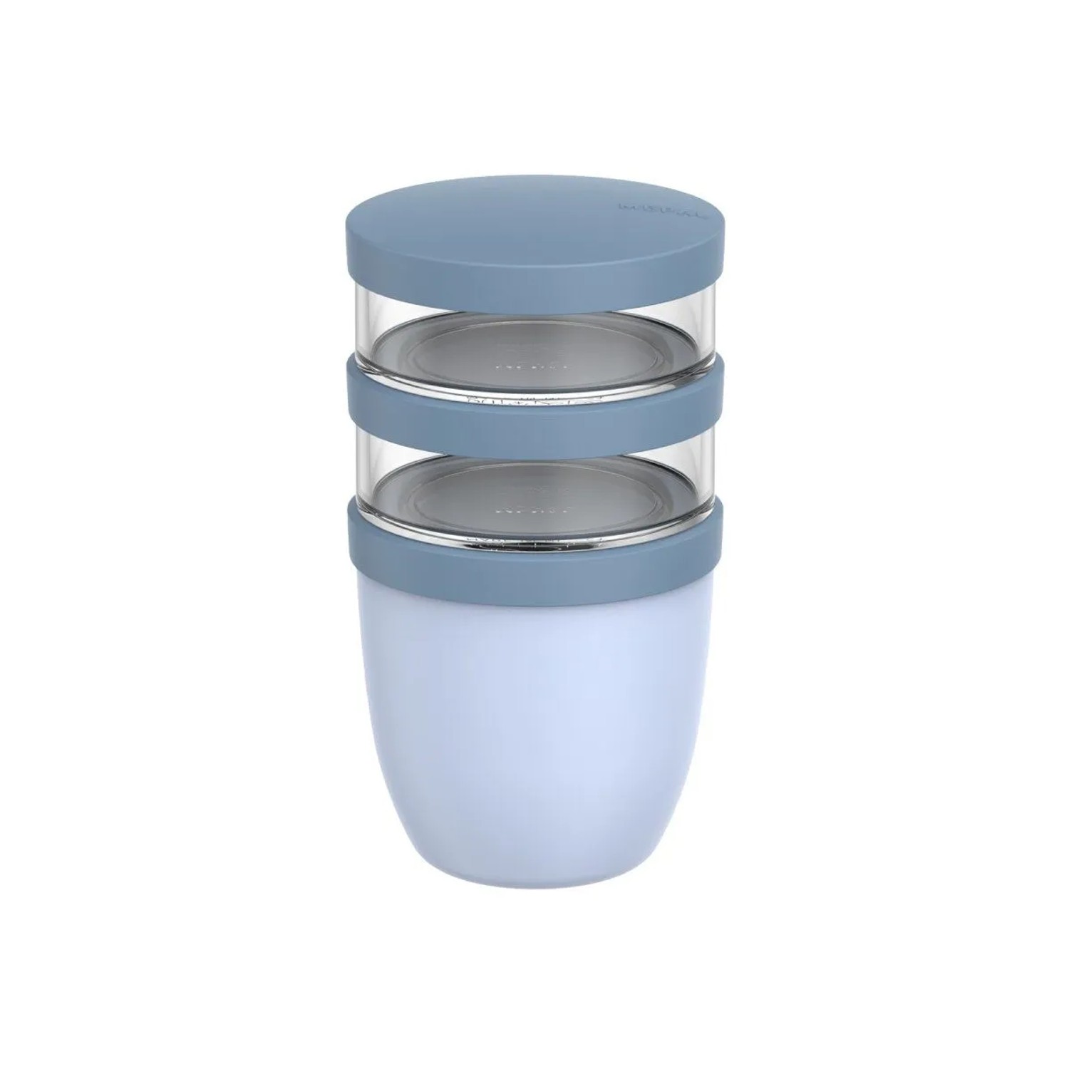 Mepal Ellipse Lunchpot 500 ml & 2x 200 ml Nordic Blue