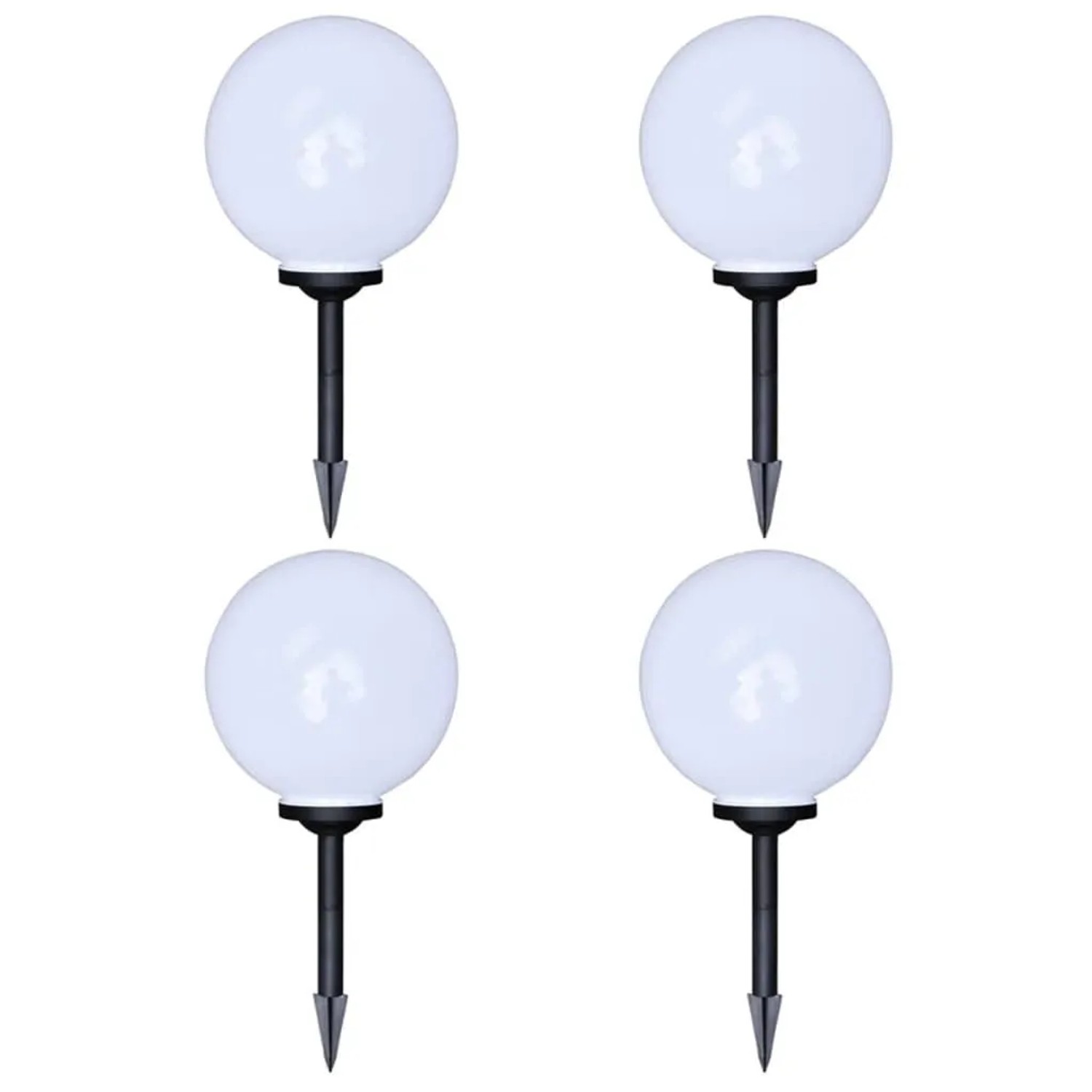 vidaXL Wegeleuchten 4 Stk LED 30 cm mit Erdspieß 277116