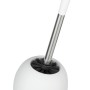 Wenko WC-Garnitur Polaris, Keramik, weiß. Runde Form, mit WC-Bürste und Halter.
