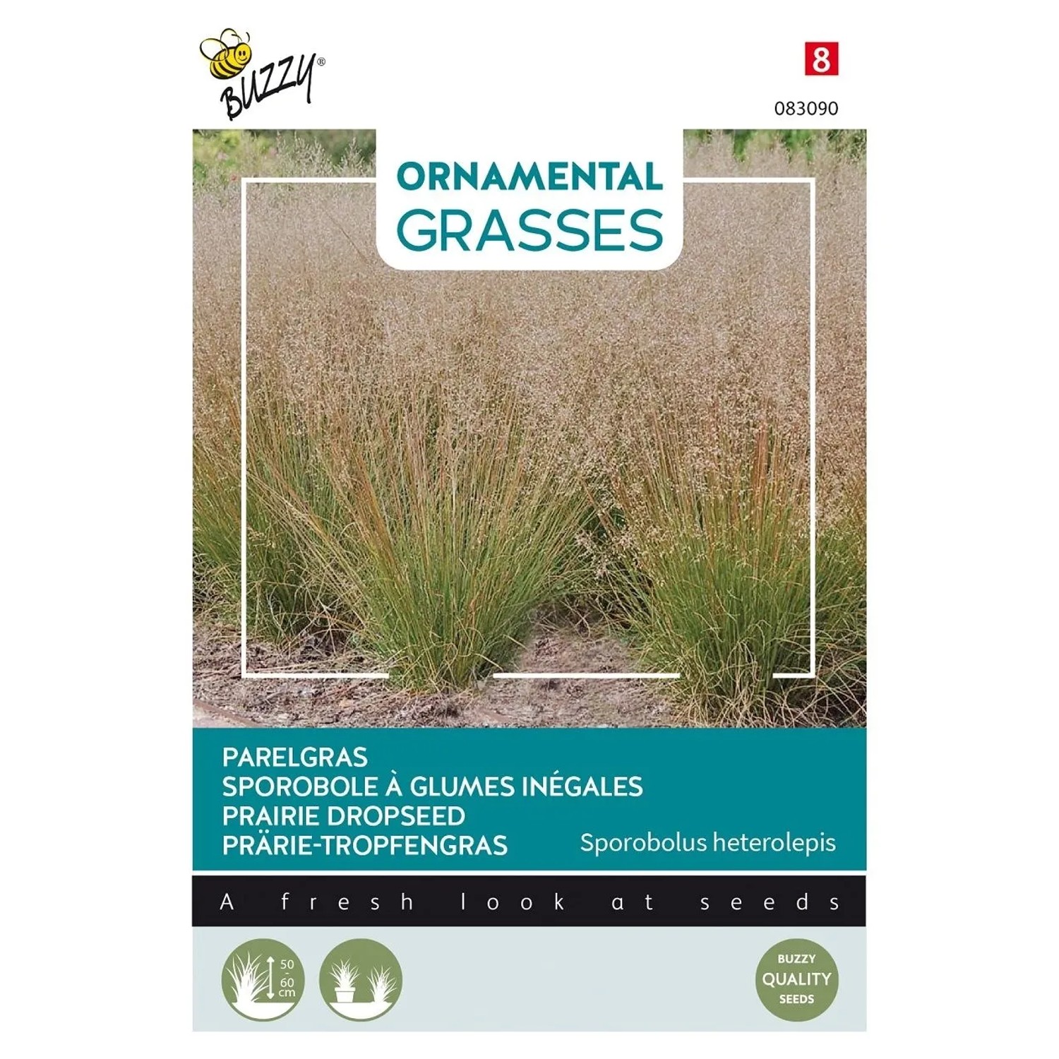 Prärie-Tropfengras Buzzy Ornamental Grasses Samen Ca. 0,05 g Überhängendes Ziergras