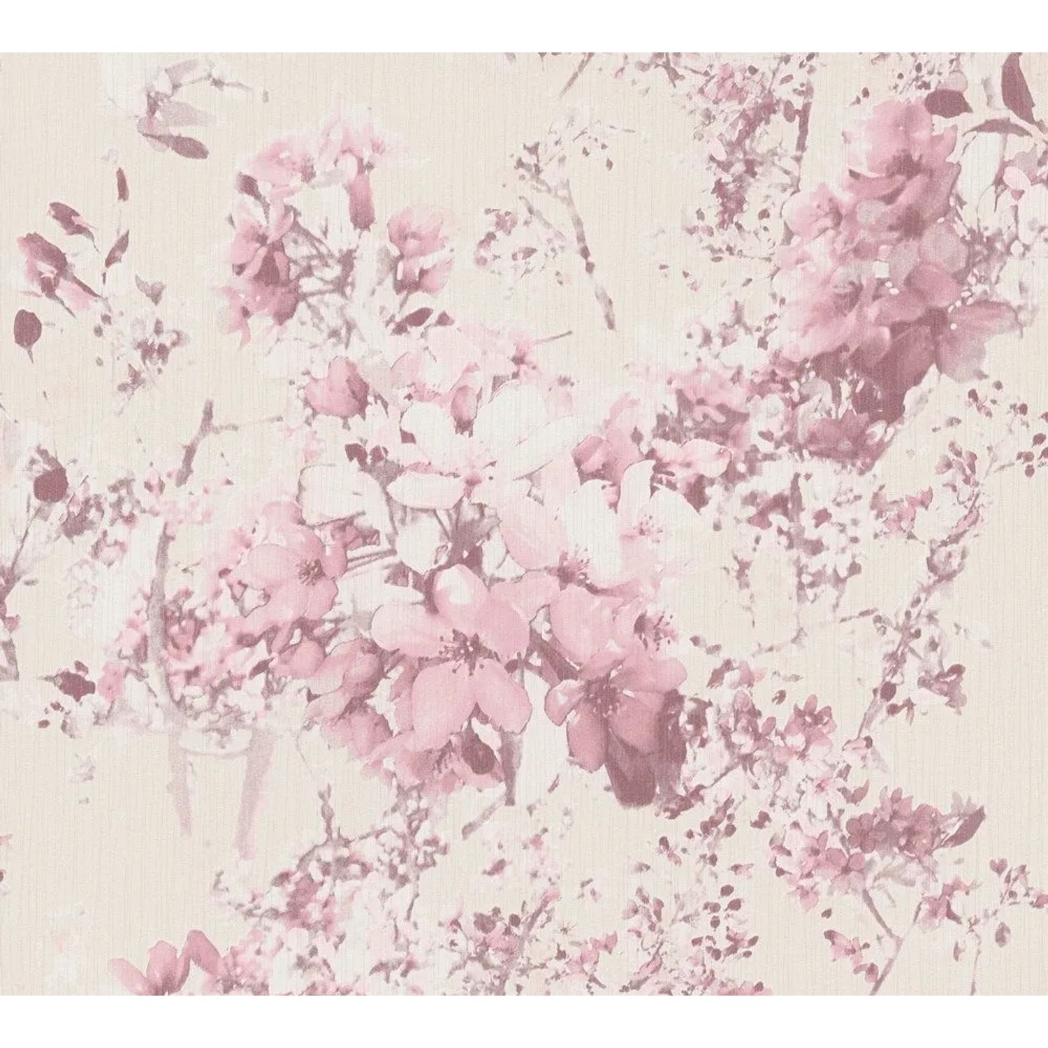 Tadessi Tapete Floral M1-No.1301 Vliestapete in Rosa