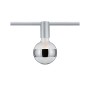 Paulmann URail Spot Ceiling Socket, Chrom matt, E27 Fassung, dimmbar, ohne Leuchtmittel.