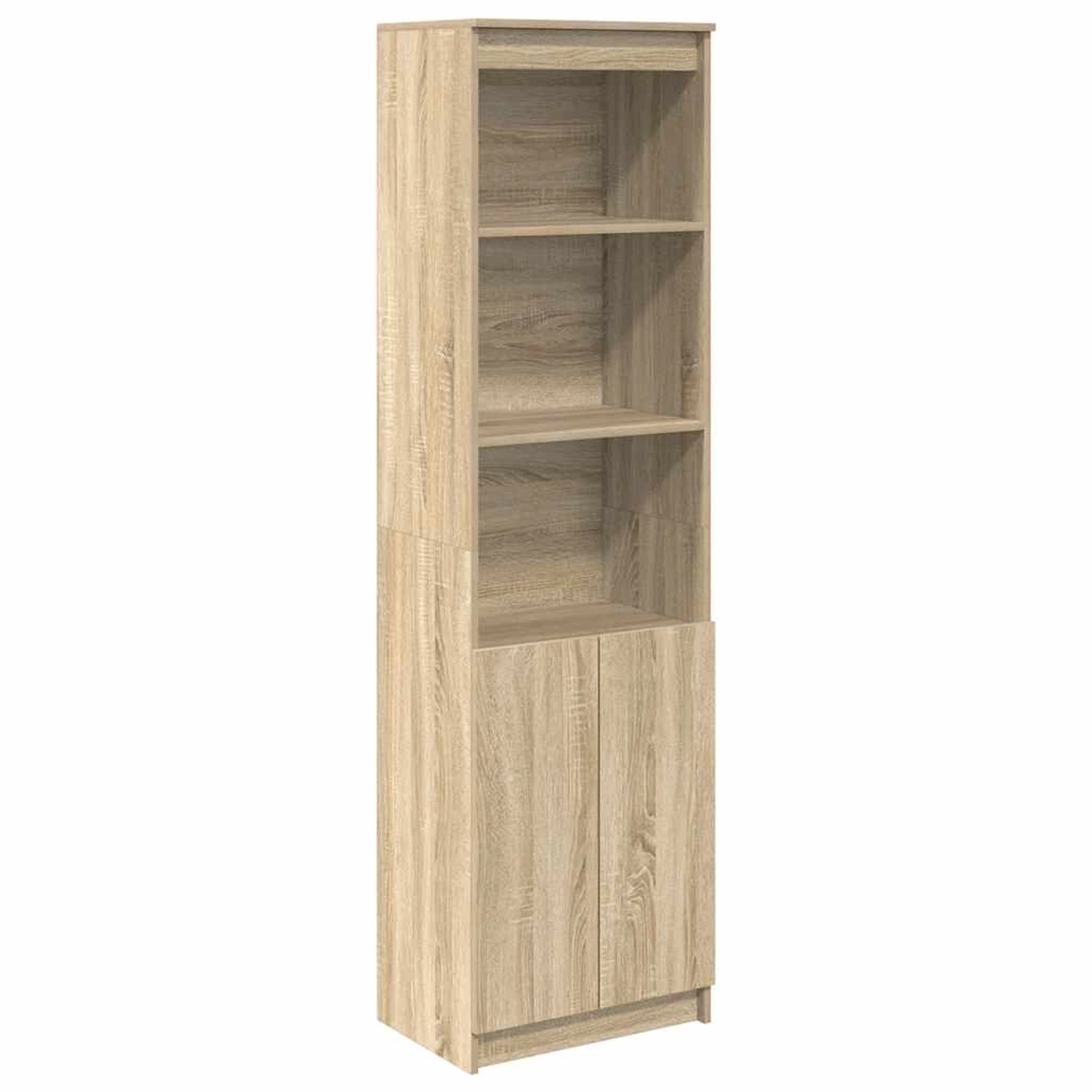 vidaXL Highboard Sonoma-Eiche 50x35x180 cm Holzwerkstoff 3328464