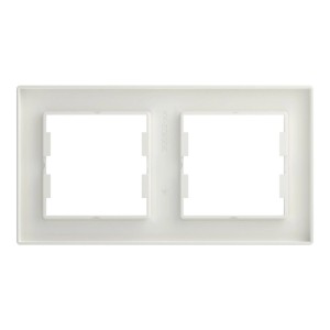 Schneider Electric ASFORA 2-Fach Rahmen Horizontal Weiss EPH5800221D