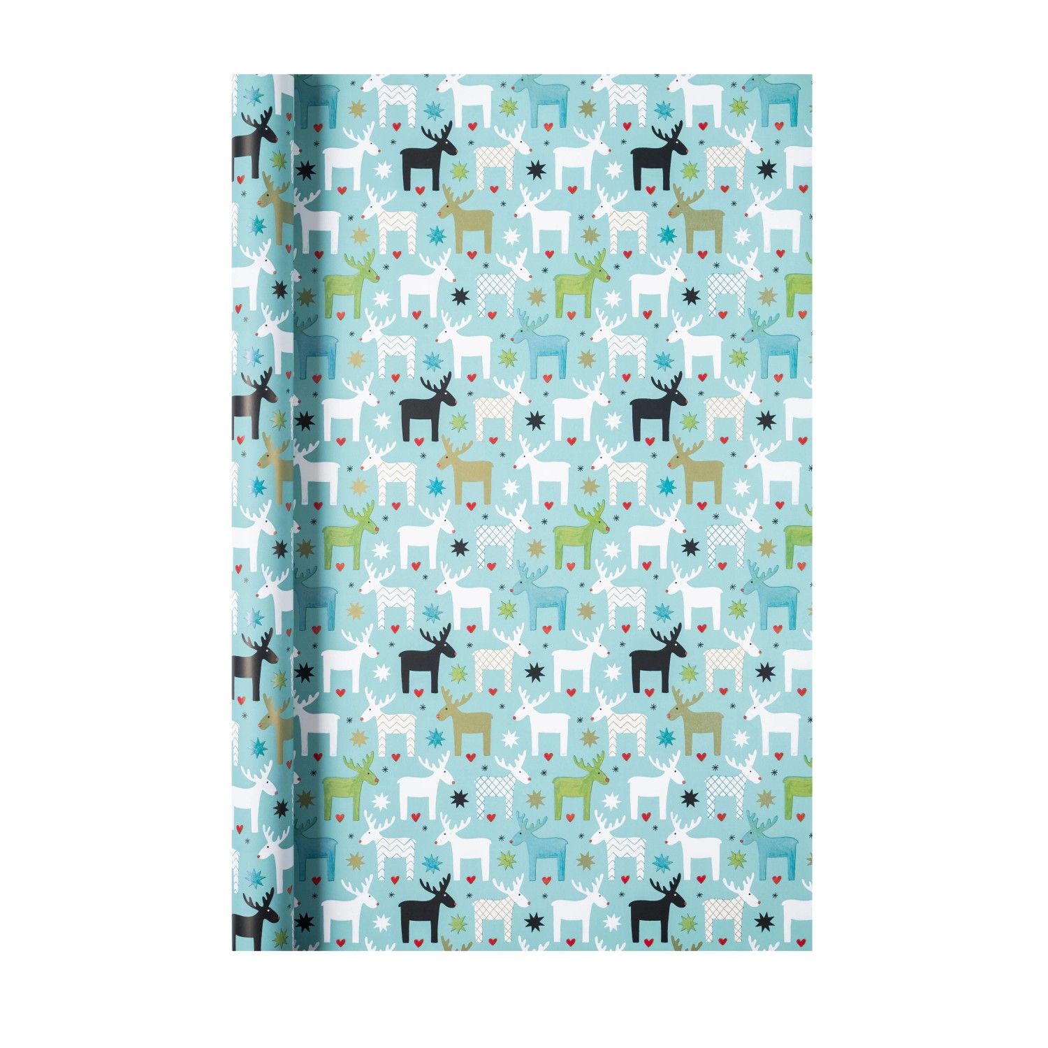 Duni Geschenkpapier Christmas Delight auf Rolle 5-fach Sortiert 70 cm x 200 cm