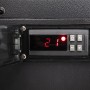 Detailaufnahme der Digitalsteuerung mit LED-Display der Wärmepumpe Mini.