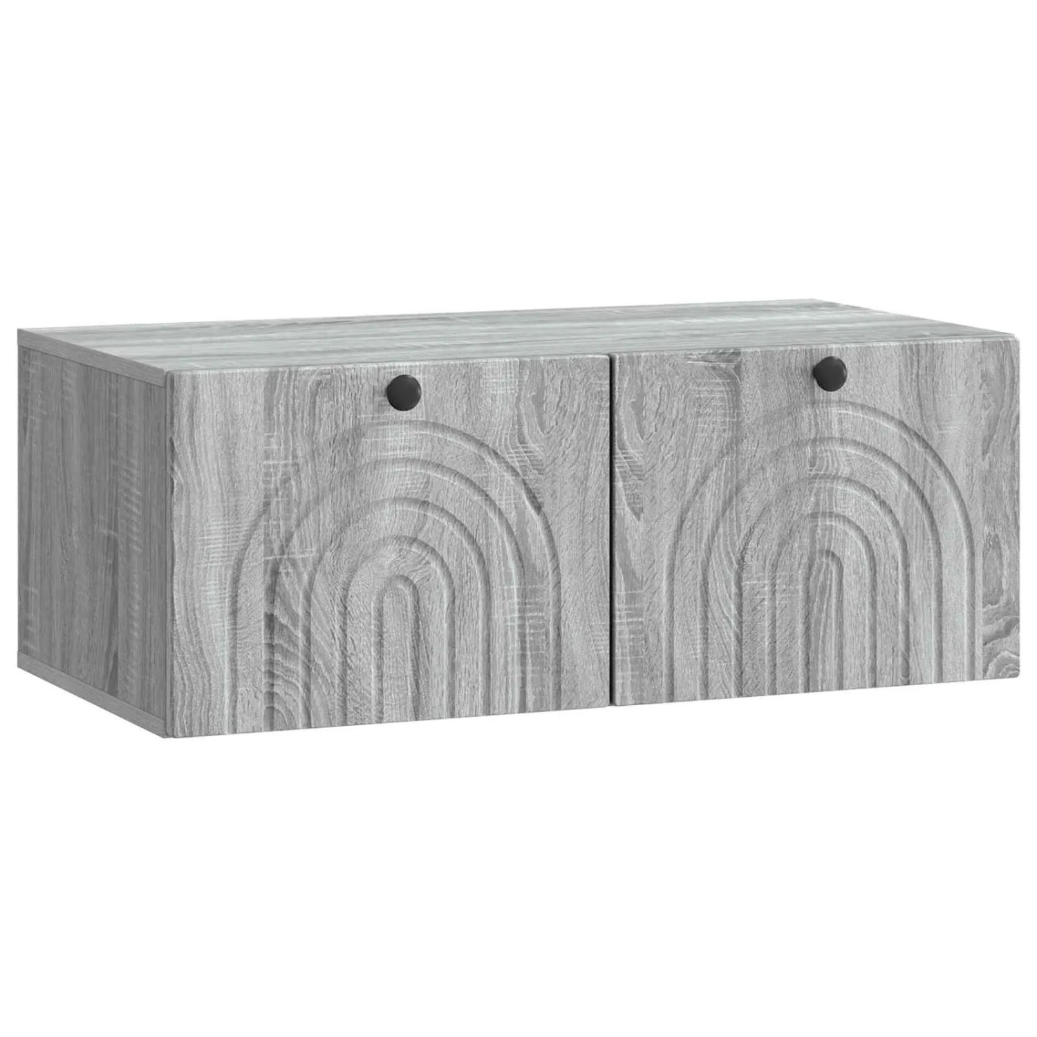 vidaXL Wandmontierter TV-Schrank Graues Sonoma 78,5 x 41 x 30 cm 898181