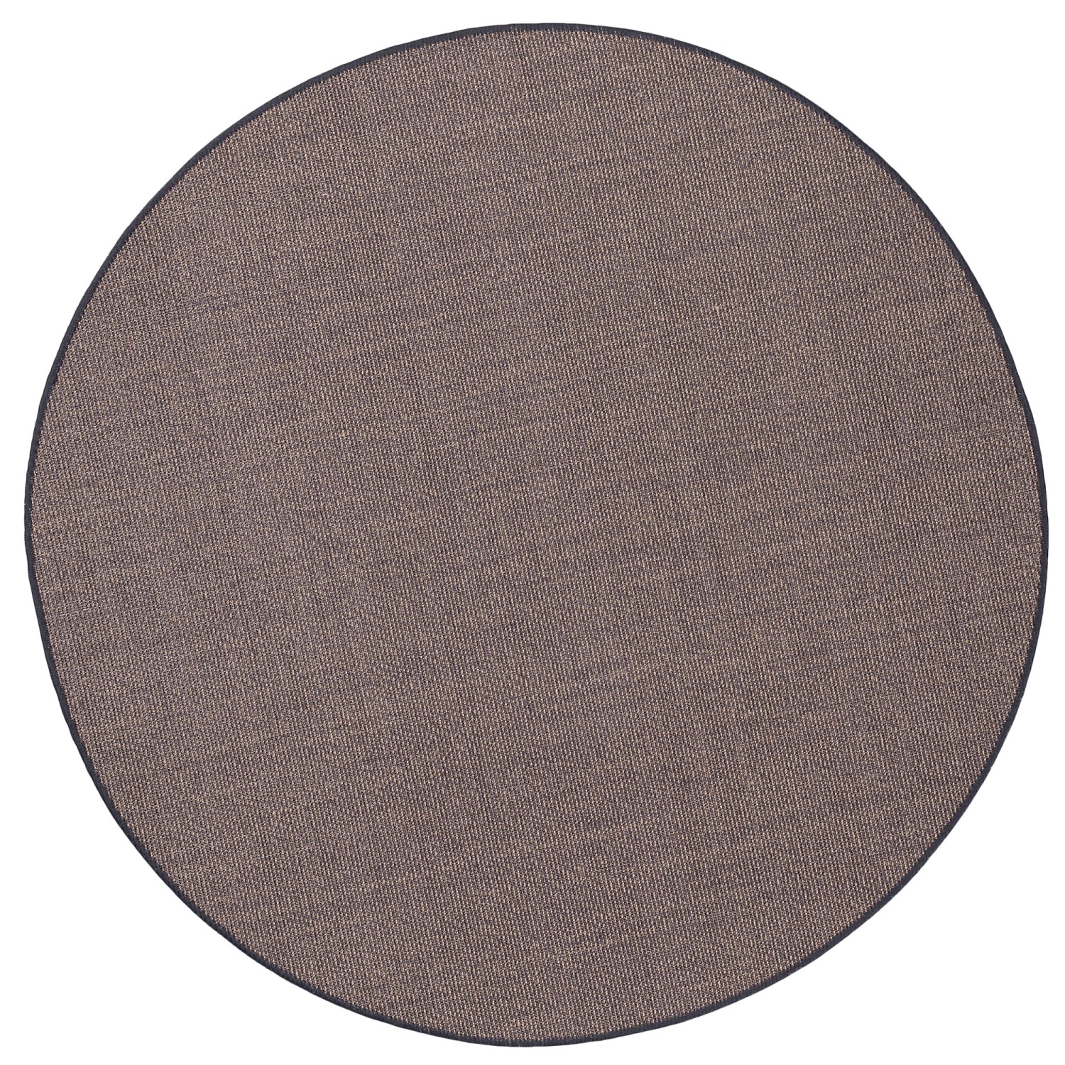 Runder Sisal Teppich „Stone Mix“ (100x100 cm) von Snapstyle. Kurzflorteppich für Wohnräume.