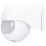 Weißer LED's light Aufputz-Bewegungsmelder 180° IP54 für Innen- und Außenbereiche.