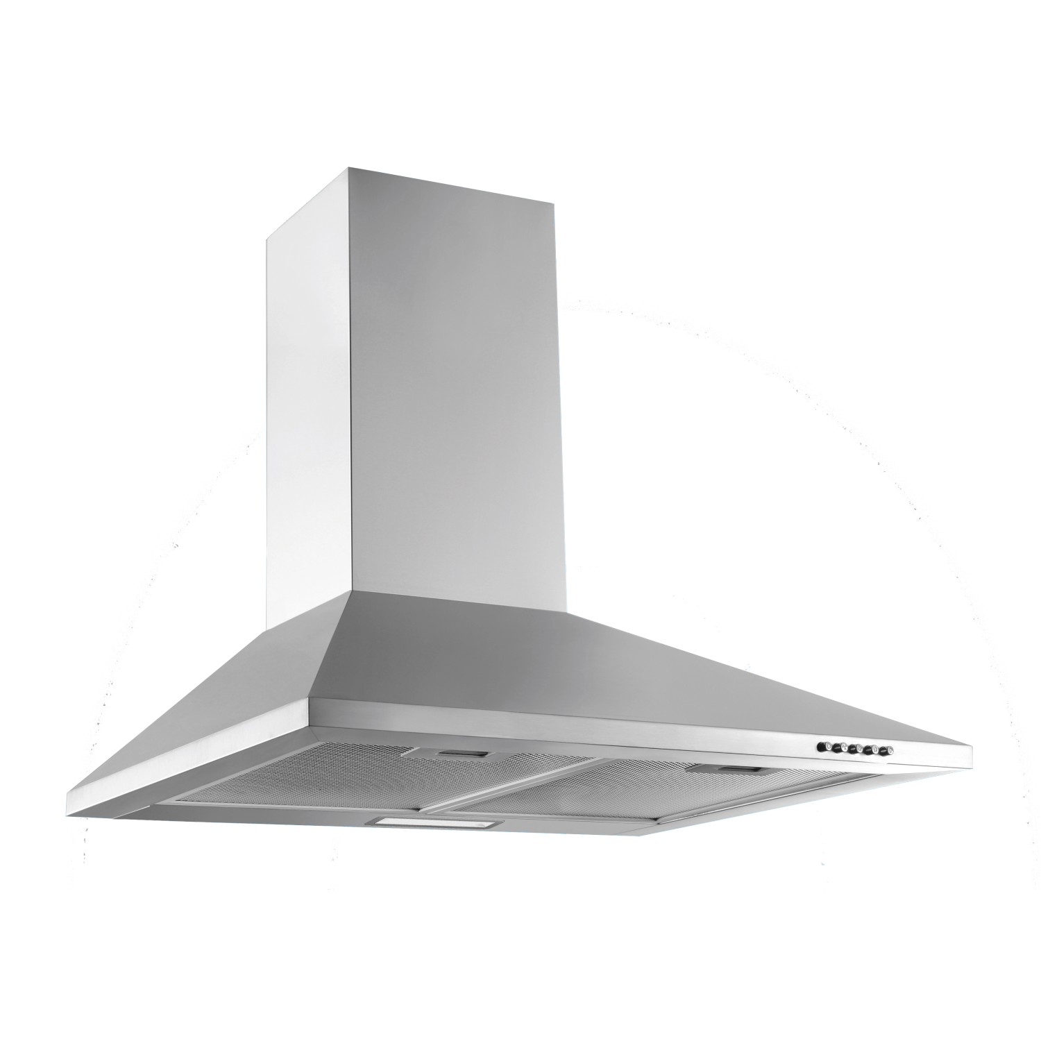 Edelstahl Kaminhaube für Held Küchenzeile Kempten, Dunstabzugshaube