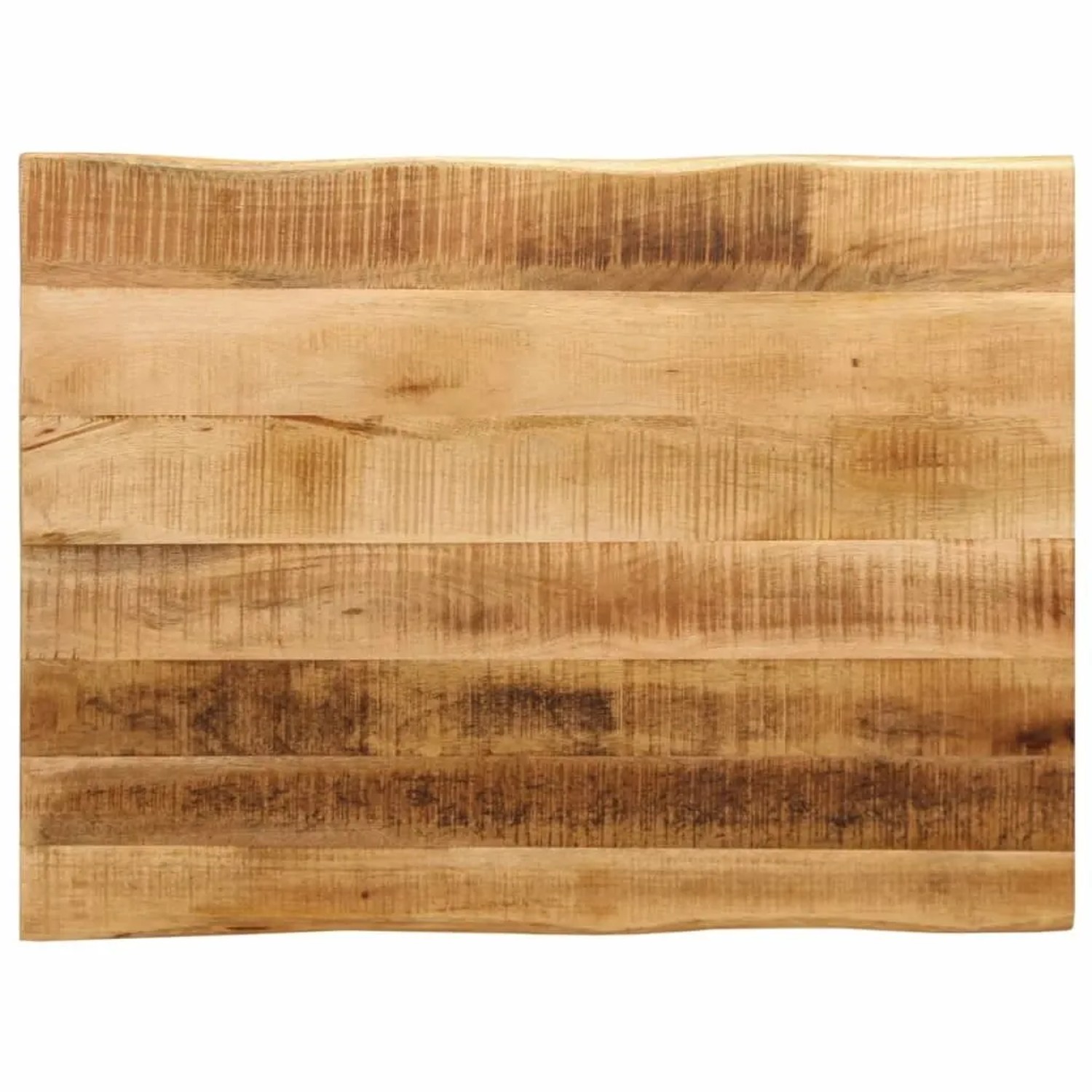 vidaXL Tischplatte mit Baumkante 90x60x3,8 cm Raues Mango Massivholz 370693