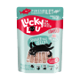 Lucky Lou Katzen-Nassfutter Thunfisch in Jelly, 70g Pouch mit Katzen-Motiv.