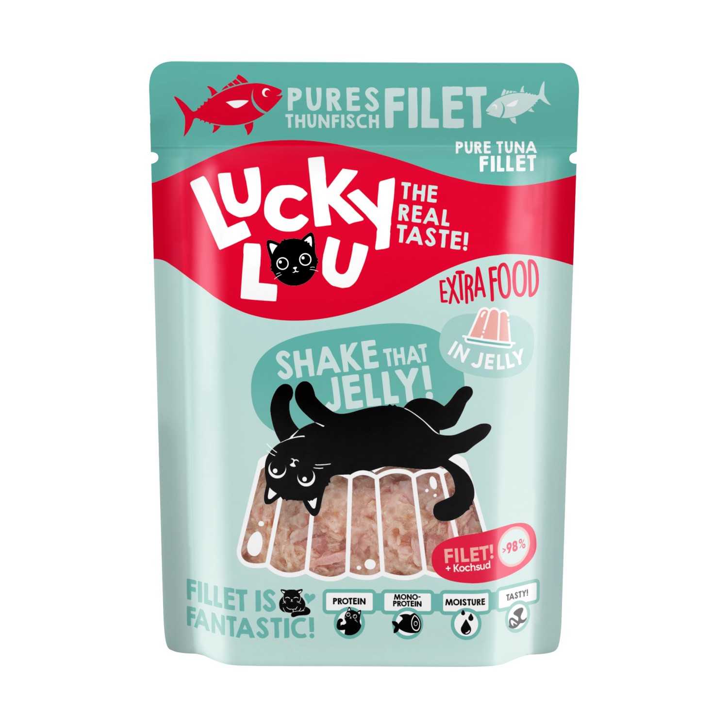 Lucky Lou Katzen-Nassfutter Thunfischf in Jelly 70 g