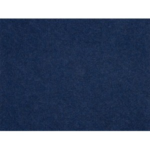 Blauer Andiamo Nadelfilz Teppichboden Milo, 200x1000 cm, strapazierfähig und für Fußbodenheizung.