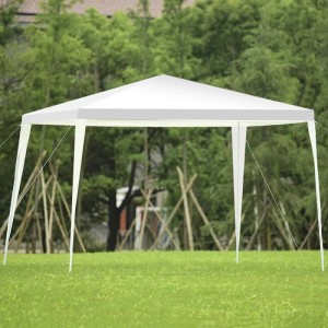 Costway 3 x 3 m Faltpavillon Partyzelt mit Heringen & Windseilen
