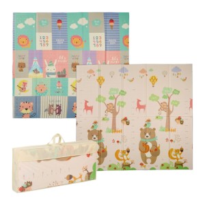 Relaxdays Spielmatte XPE Schaumstoff Bunt Faltbar 200 cm x 180 cm x 1 cm 1 kg