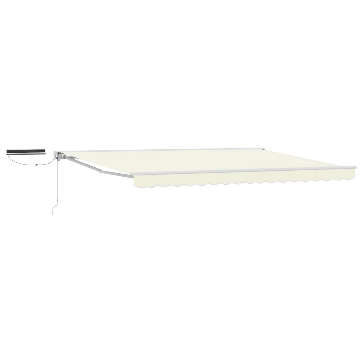 vidaXL Elektrische Ausziehbare Markise Creme 5 x 3,5 m 3421903