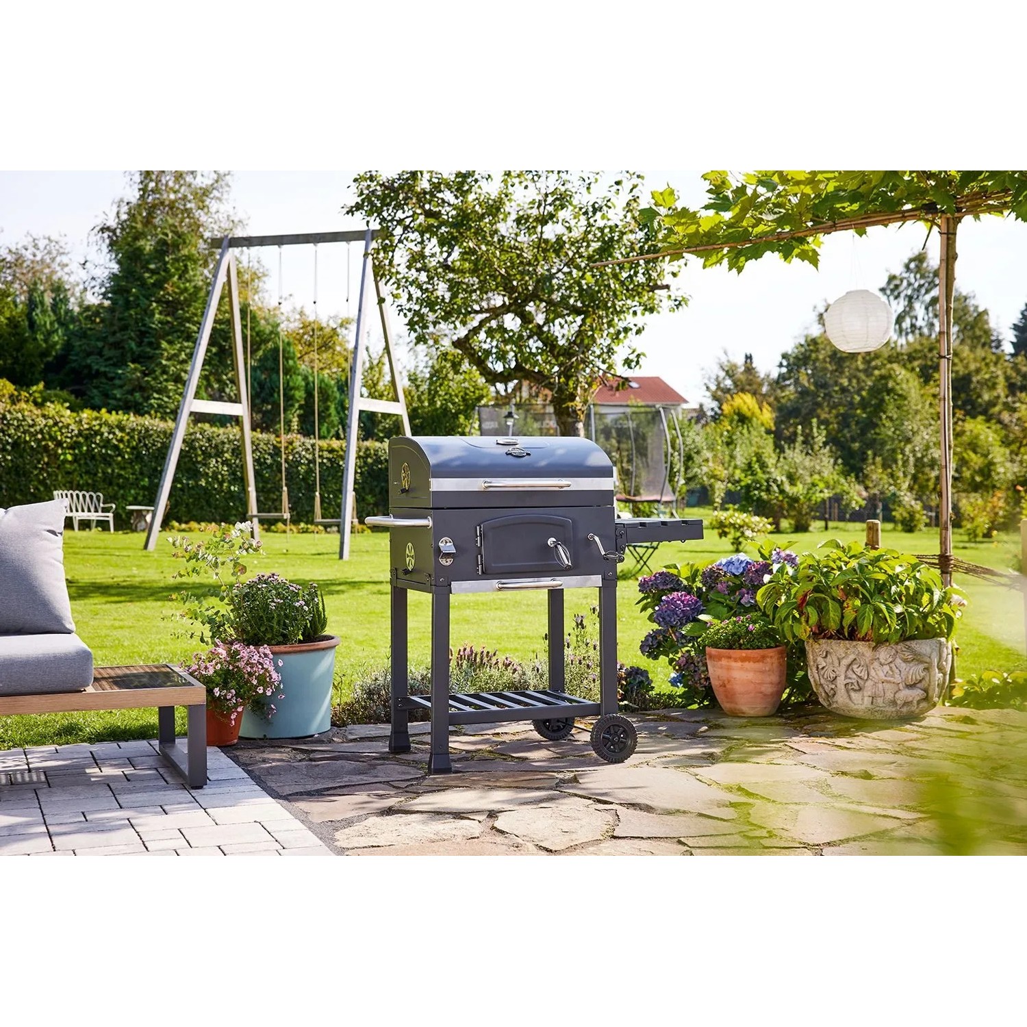 Jamestown Holzkohlegrill Jaxon mit modularem Grillrost_10